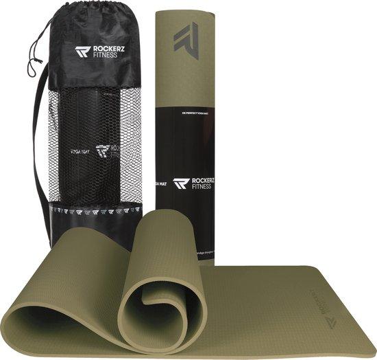Rockerz Deluxe Yogamat Olijfgroen
